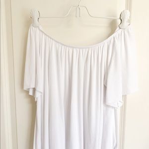 White Off the Shoulder Top